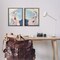Stupell Industries Spotted Greyhound Dogs 2 pc Framed Floater Canvas Wall Art Set Design by Melissa Wang